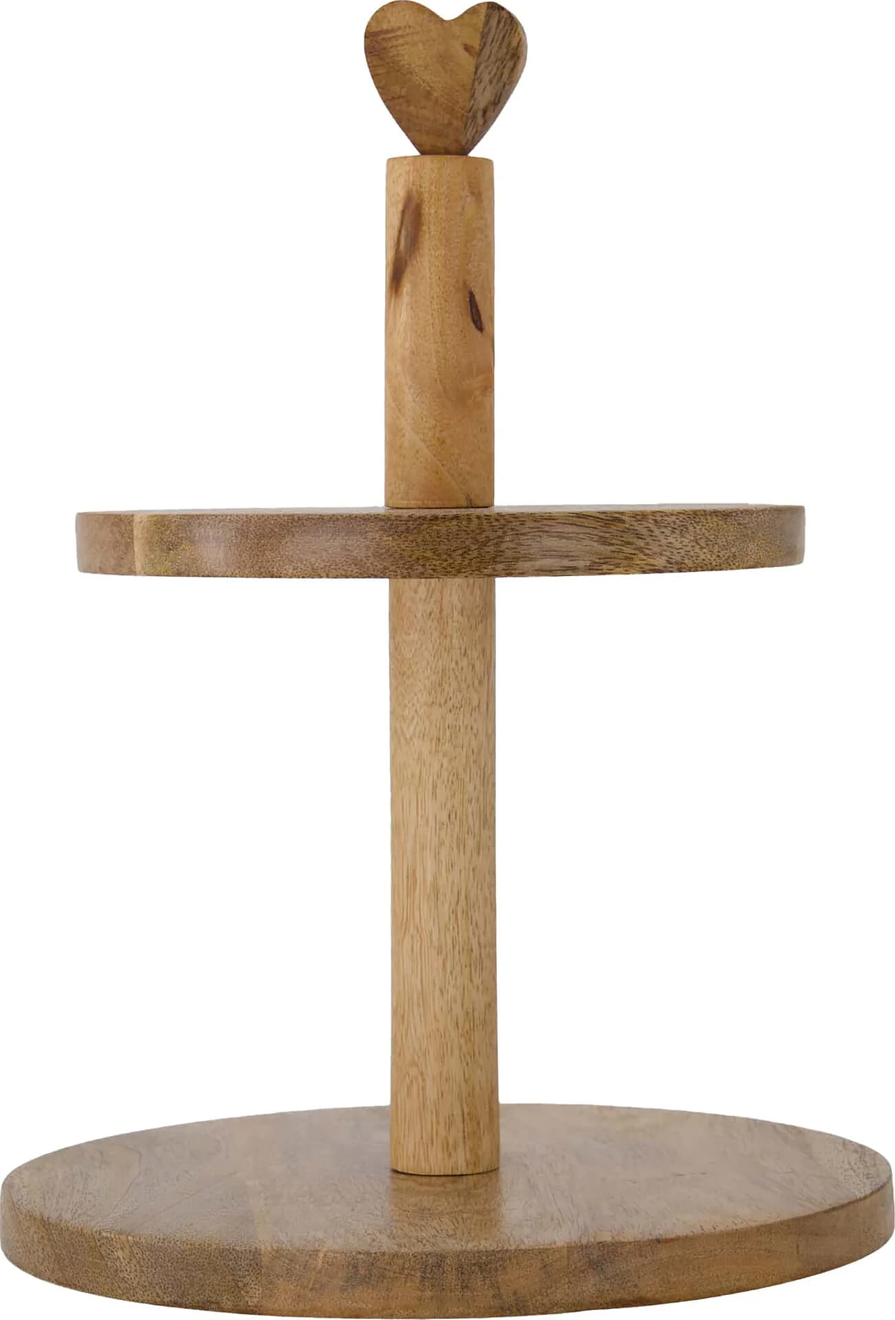 Zusss Etagere hout hartje Bruin