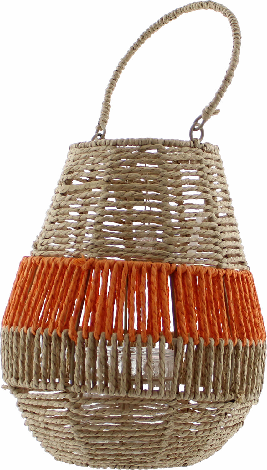 Bomont Collection Windlicht Zeegras 26 x 31 cm Oranje