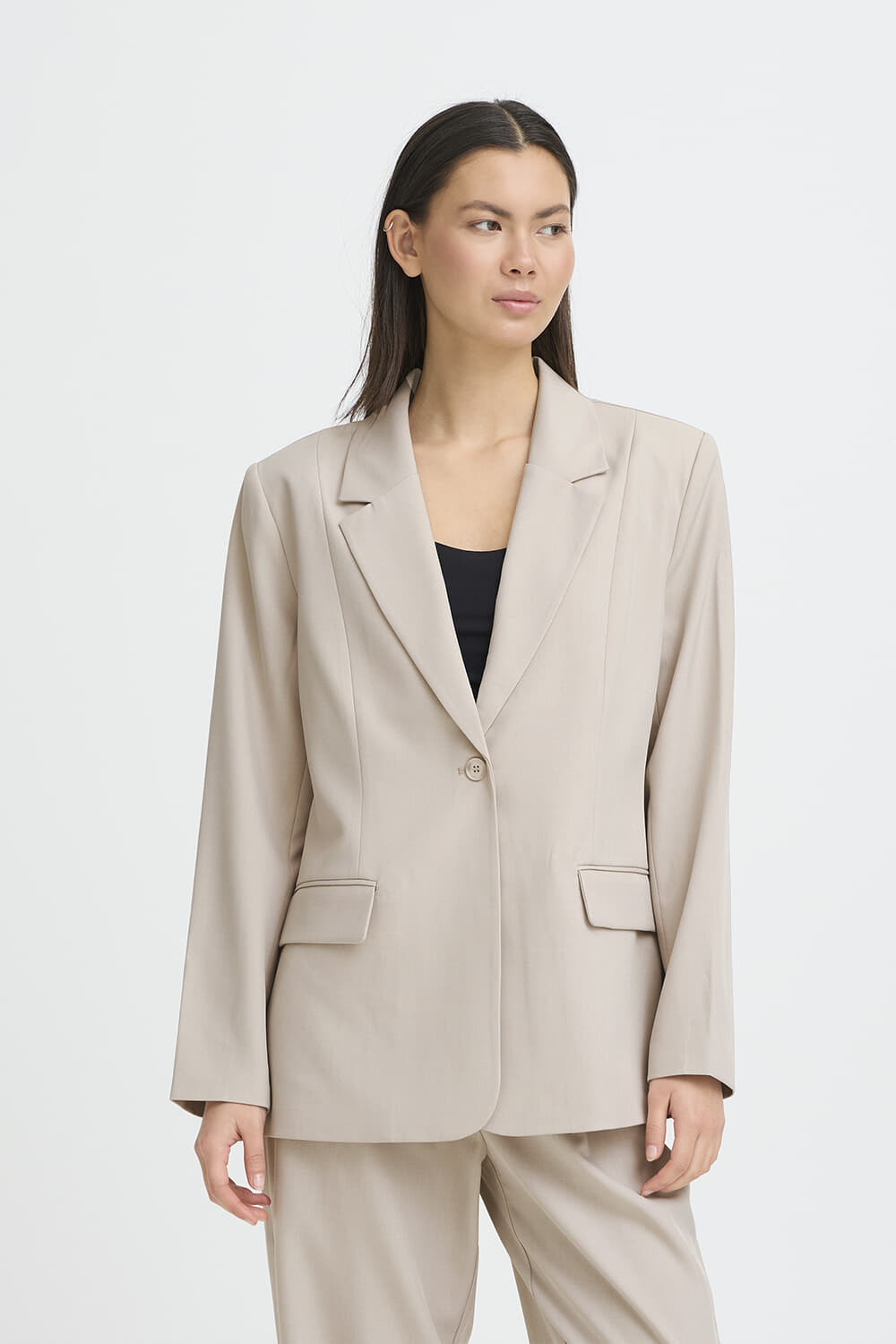 Ichi Blazer Beige