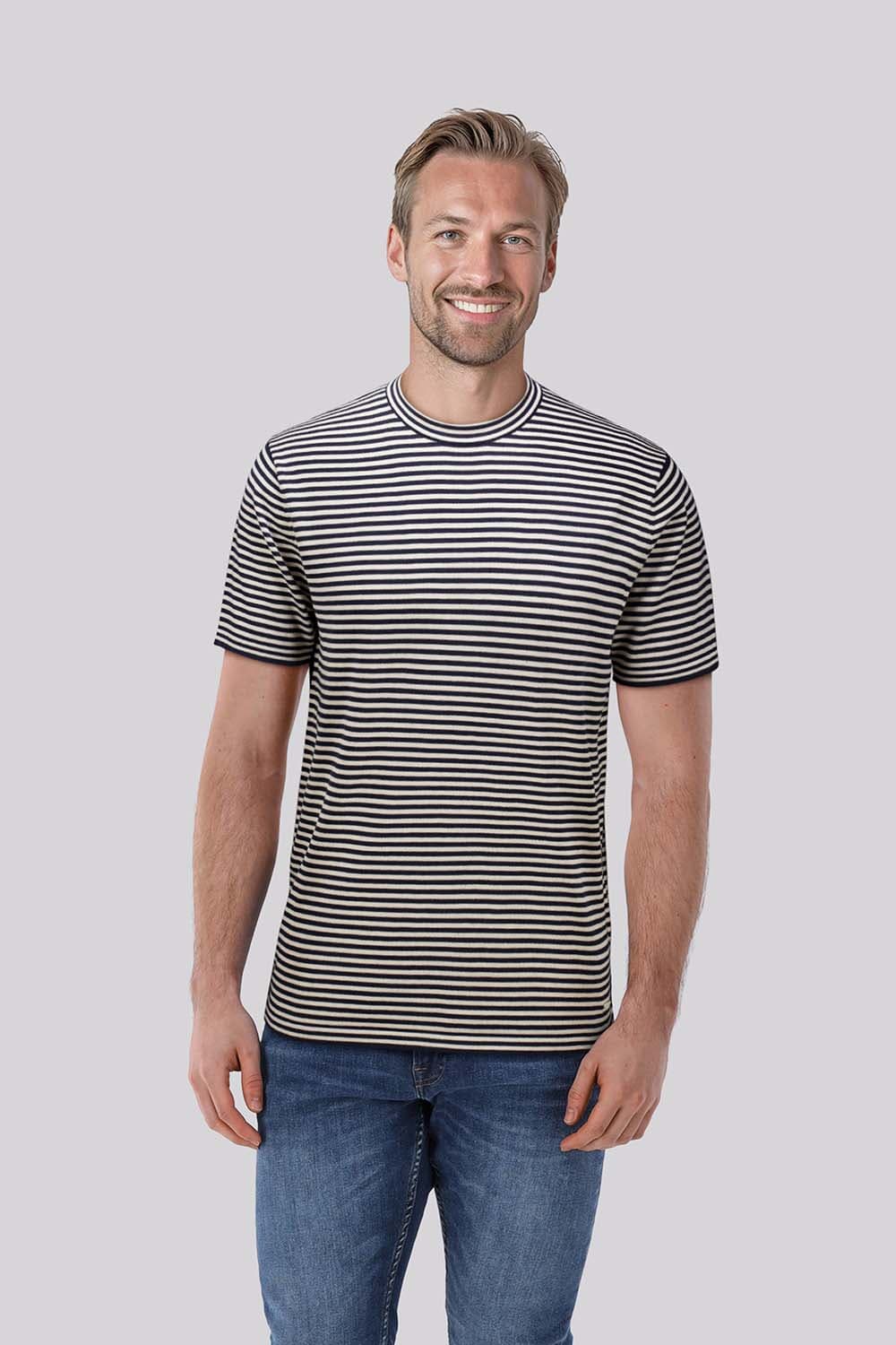 Born With Appetite T-shirt  Hugo Knitted  Navy