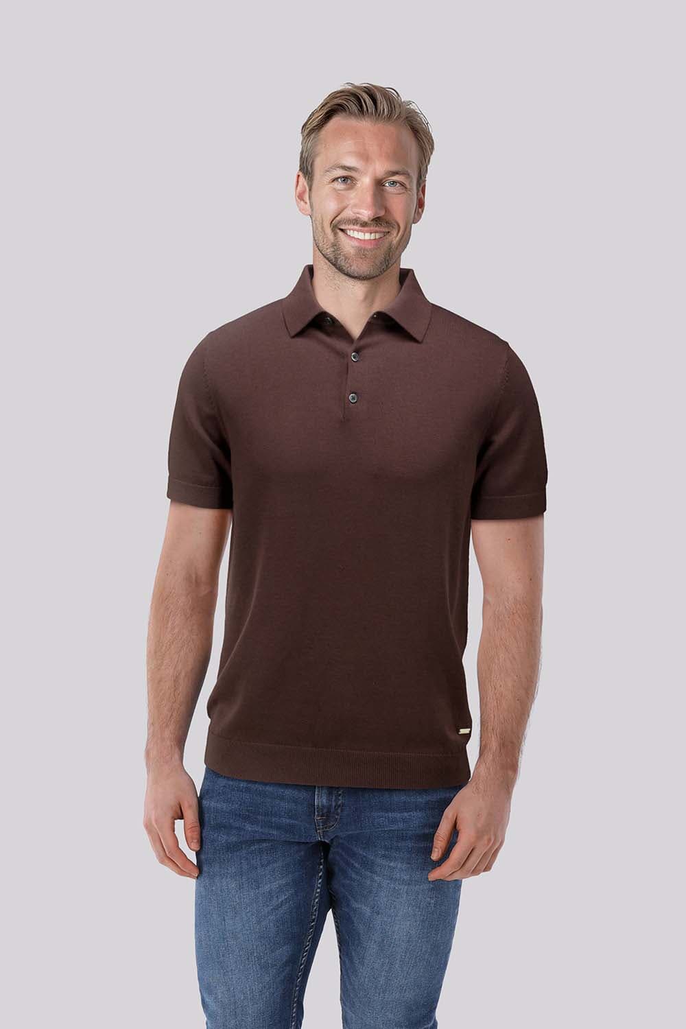 Born With Appetite Polo Wolf Knitted   Bruin