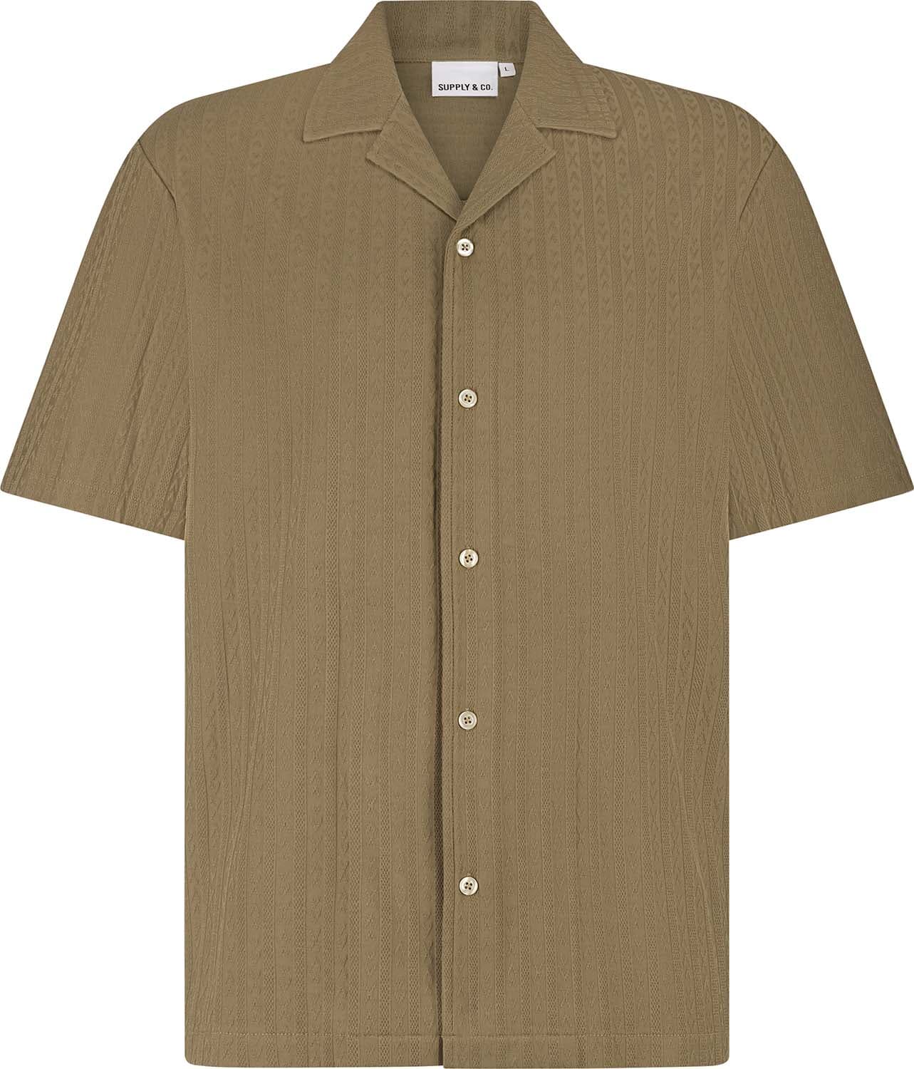 Supply & Co T-shirt Clyde Knitted Beige