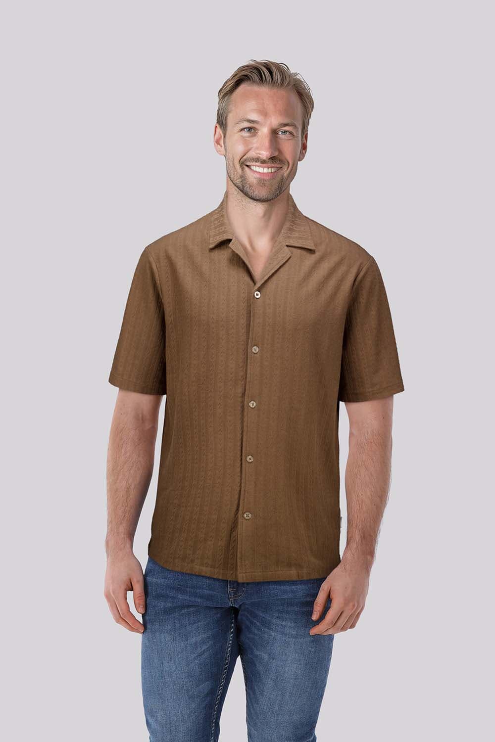 Supply & Co Overhemd Clyde  Beige