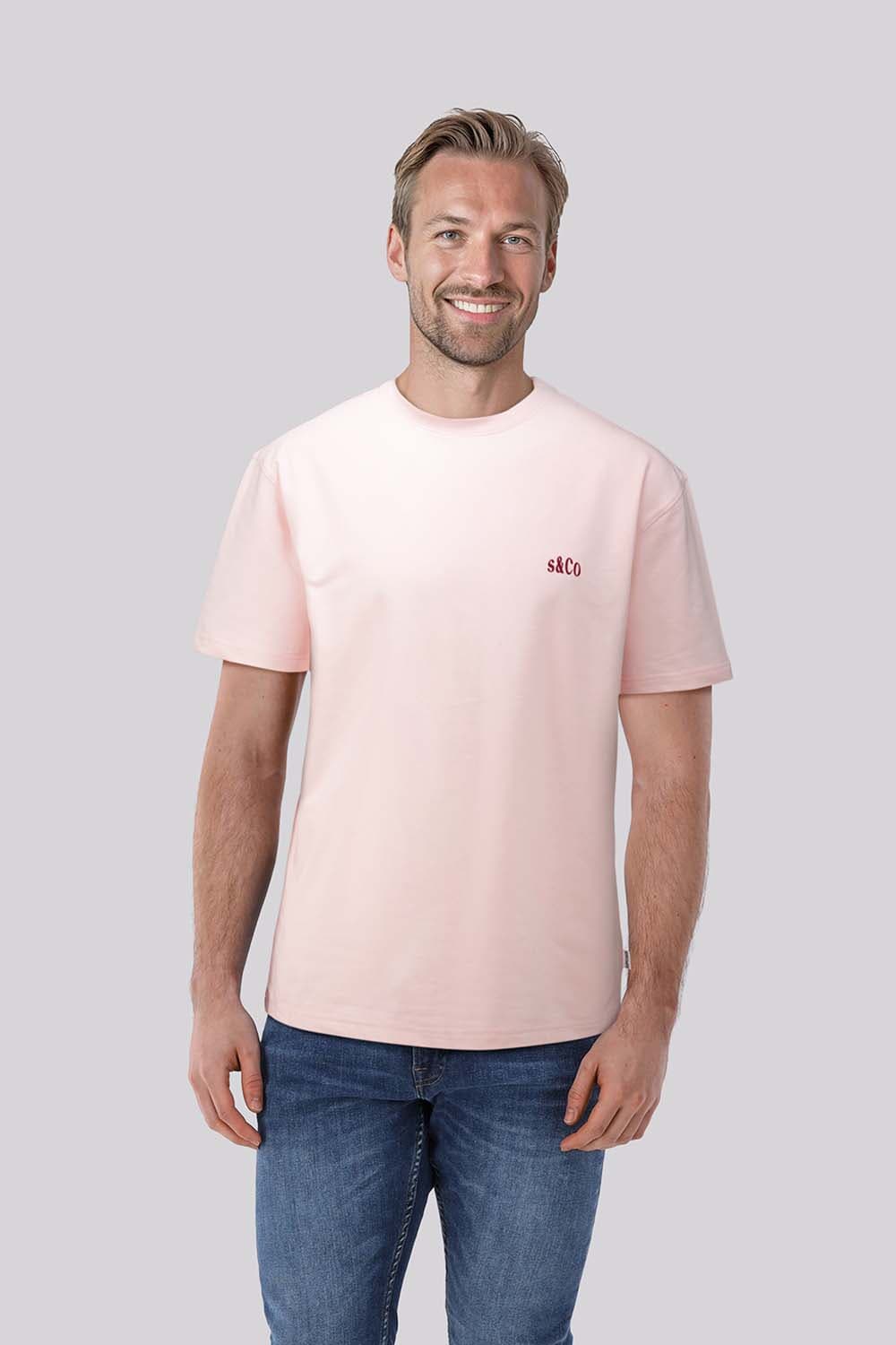 Supply & Co T-shirt Abdon Roze