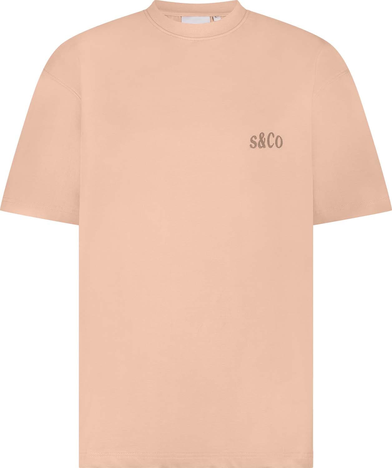 Supply & Co T-shirt Cooper With Backprint Oranje