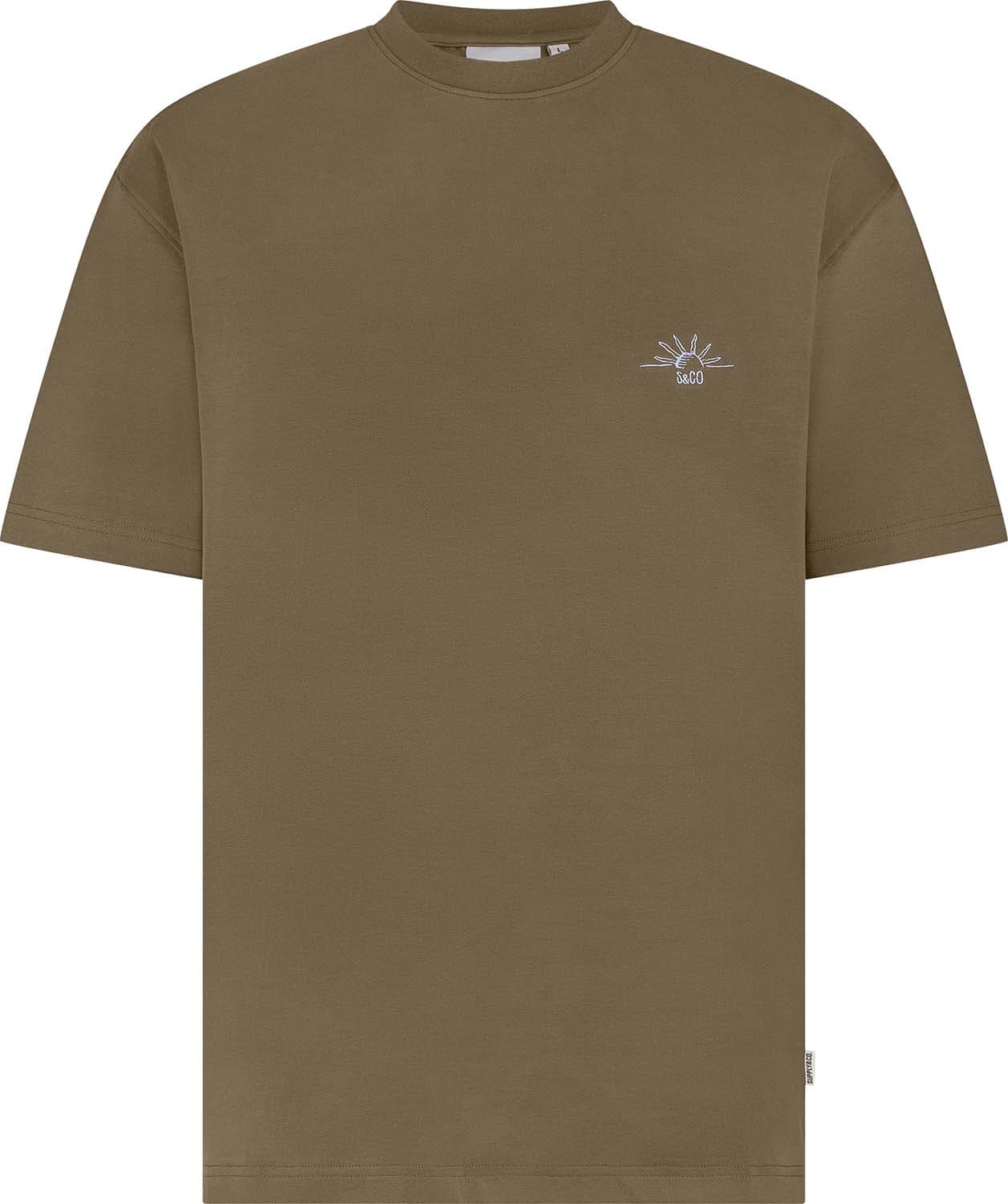 Supply & Co T-shirt Ezra With Backprint Beige
