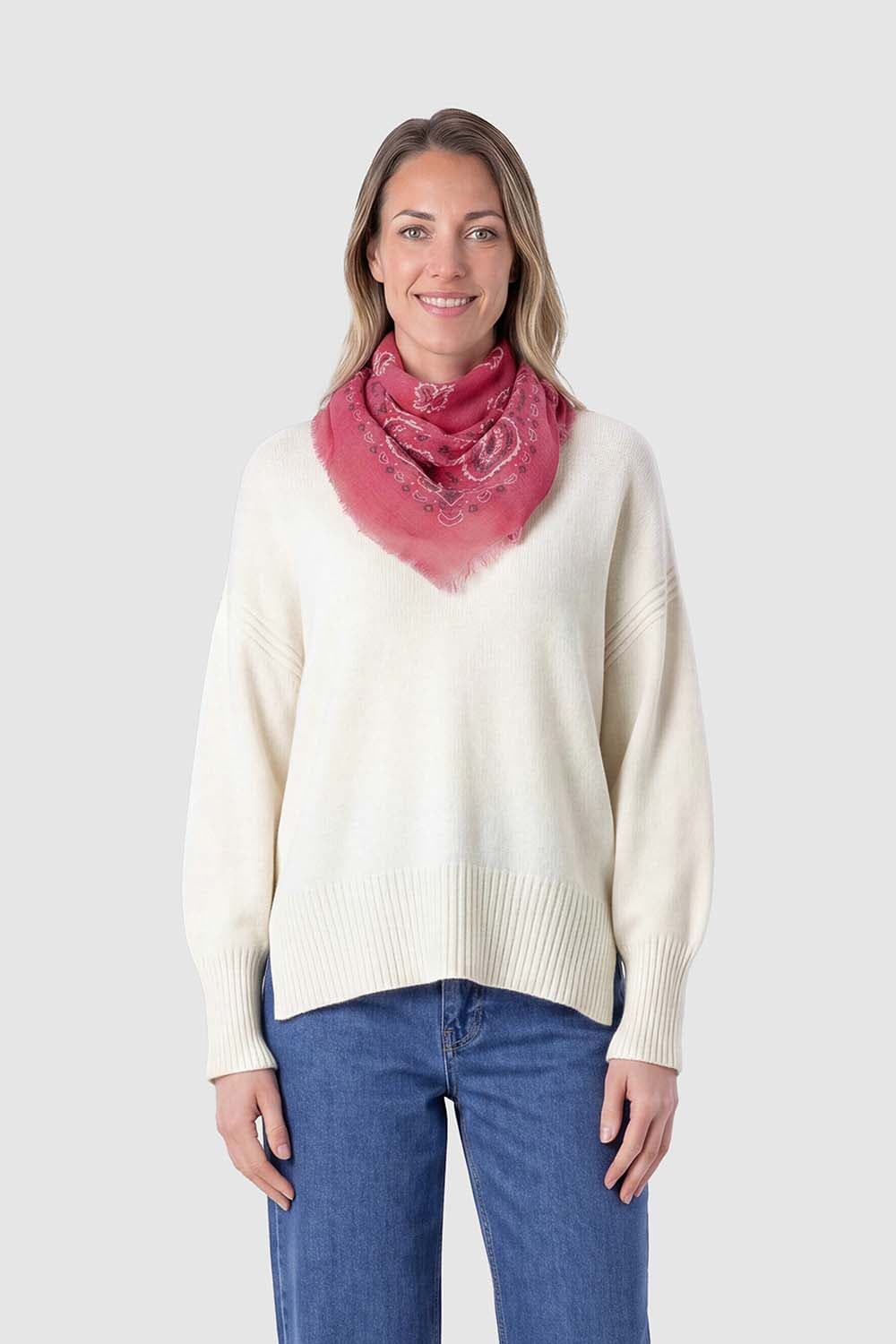 Bomont Sjaal Fee Bordeaux Rood