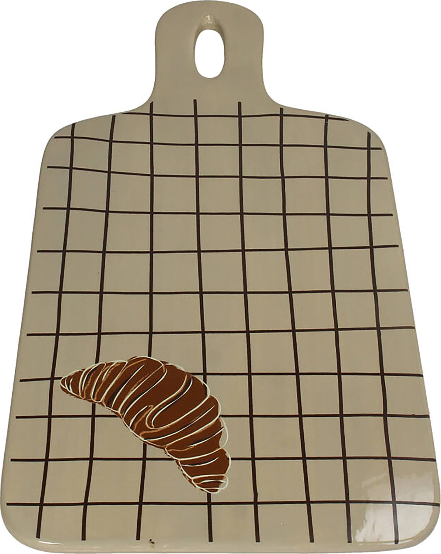 Bomont Collection Tray Croissant Dolomite Beige 40.5x23x1.5cm Beige