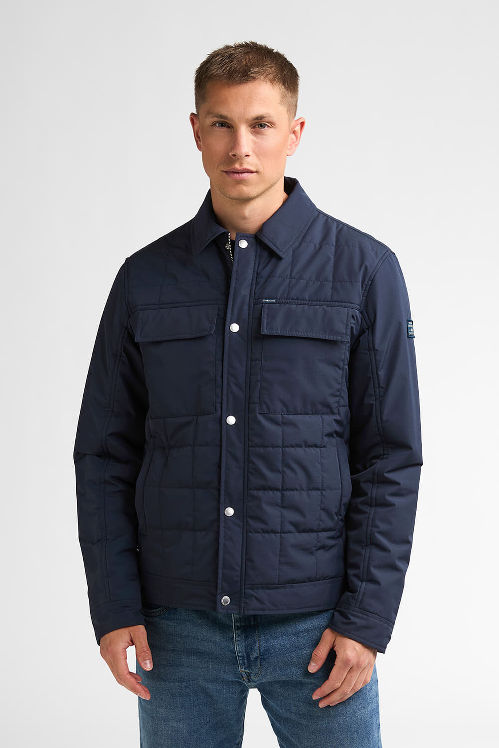Petrol Jack Padded Navy
