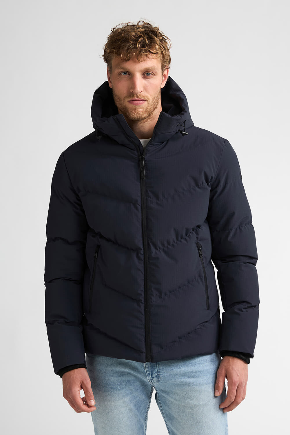 Petrol Jack Padded Navy