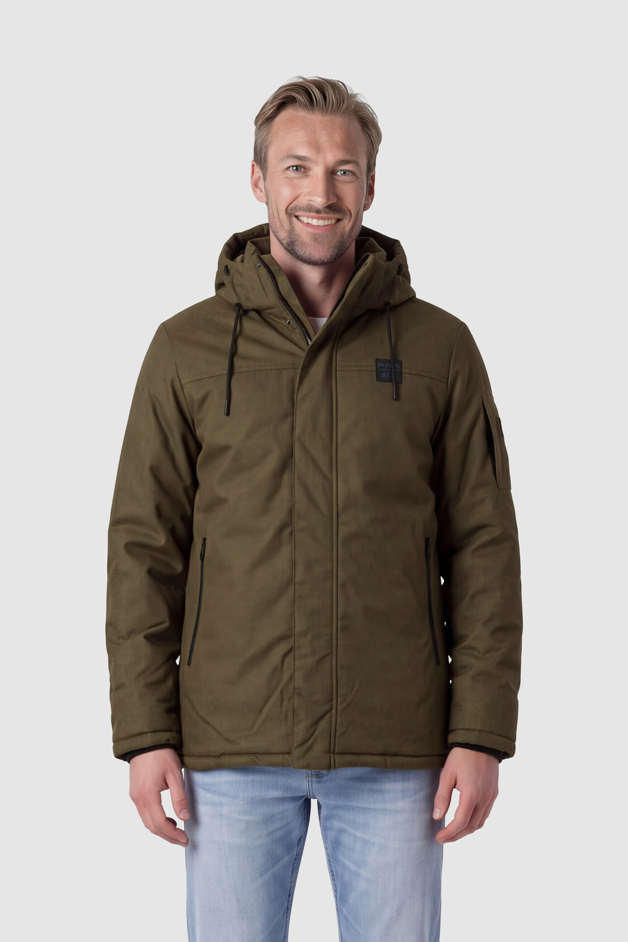 Petrol Winterjas Kaki