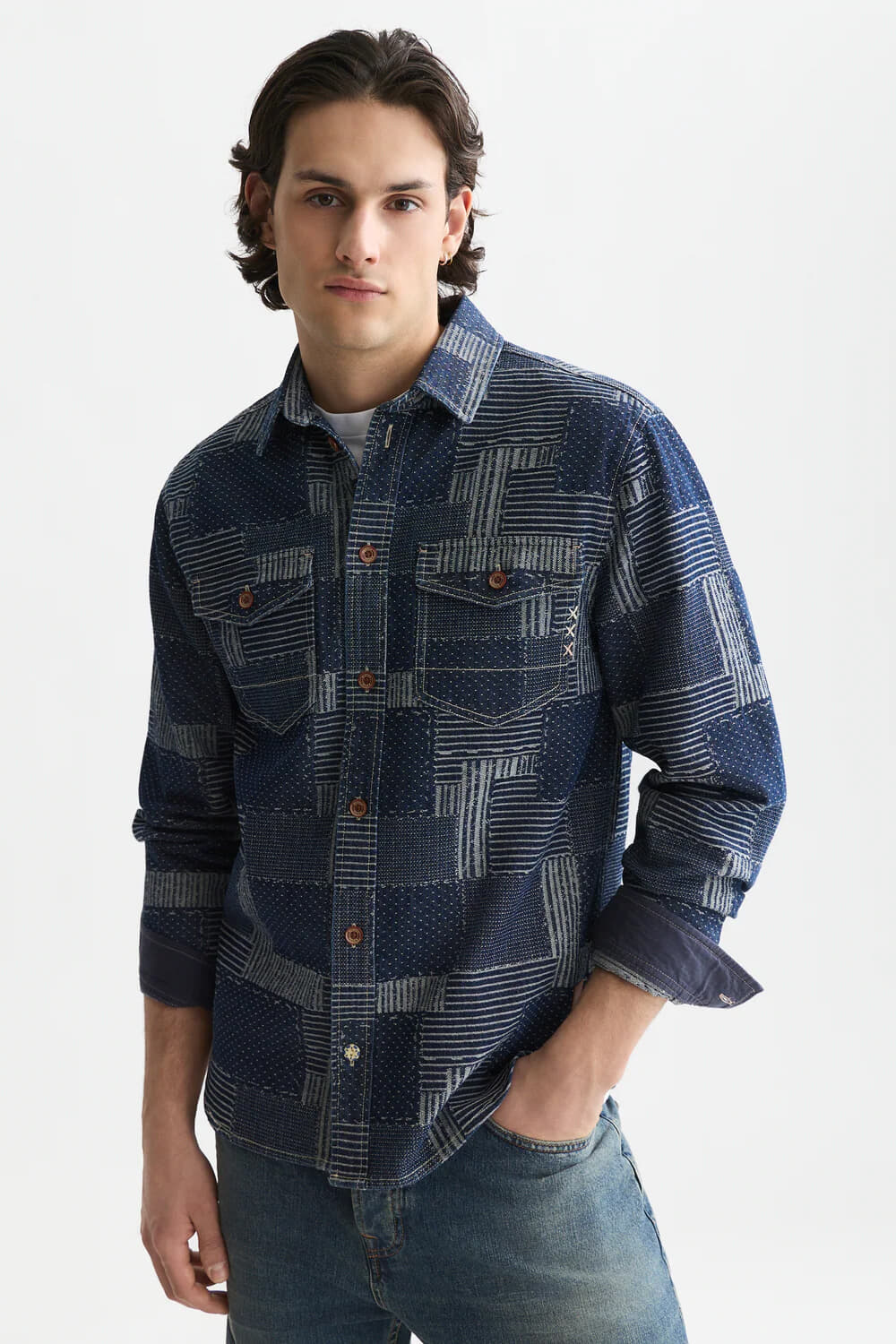 Scotch & Soda Overshirt Navy