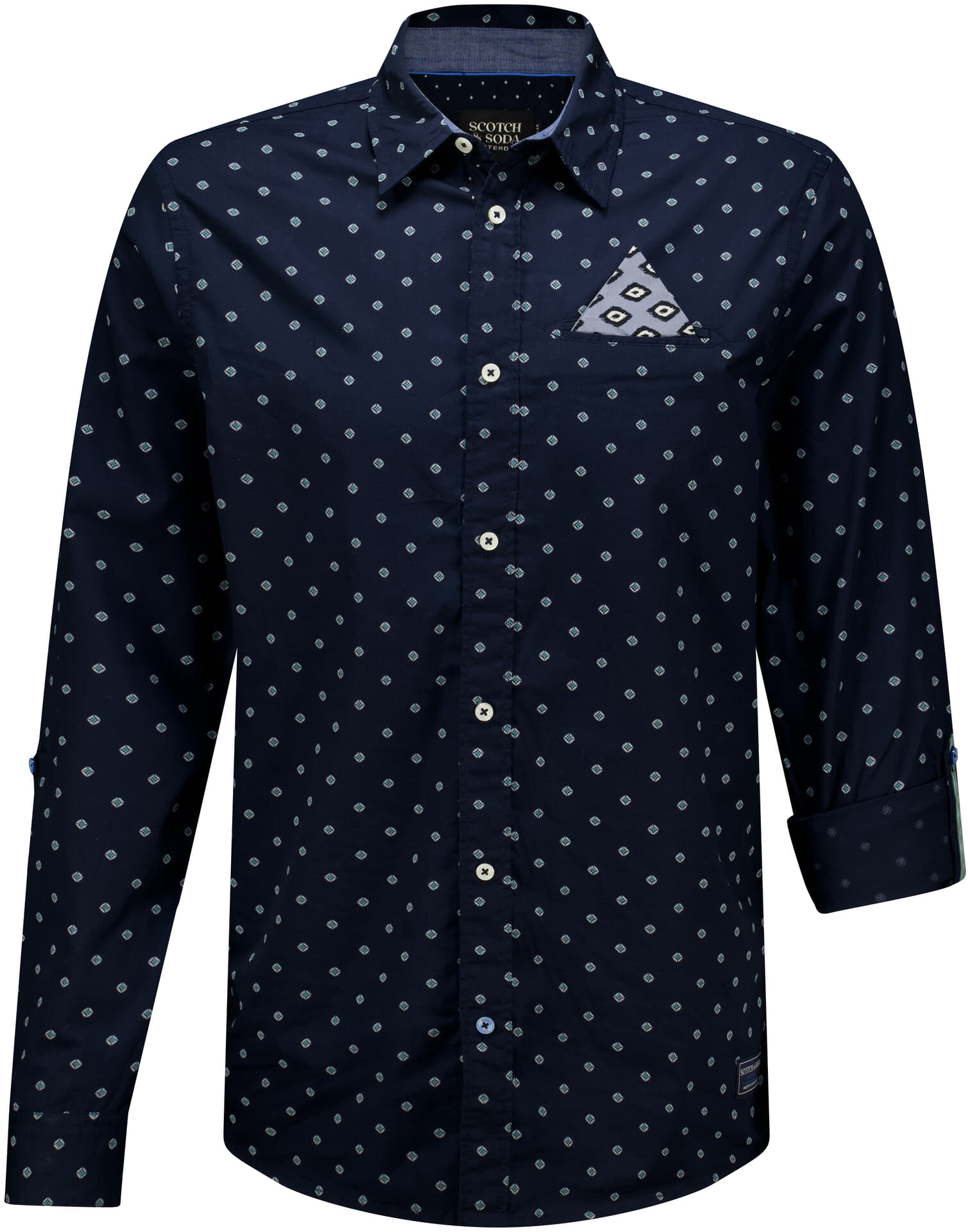 Scotch & Soda Overhemd Navy