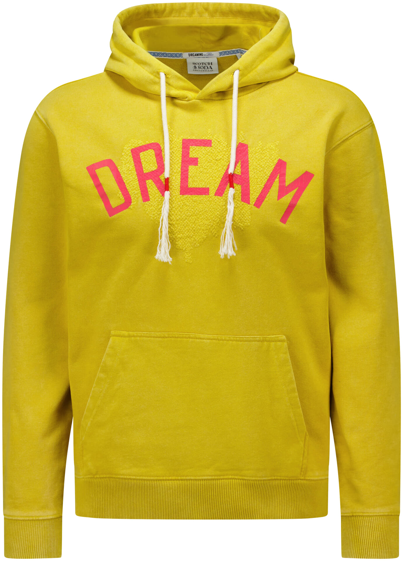 Scotch & Soda Hoodie Regular-fit  Geel