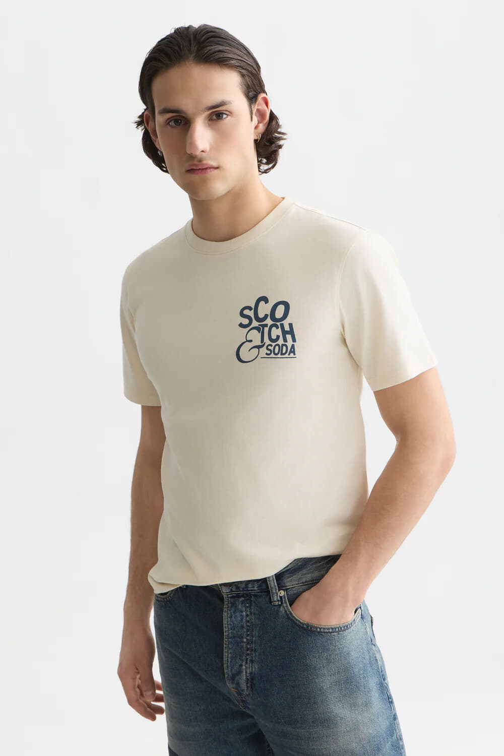 Scotch & Soda T-shirt  Kaki