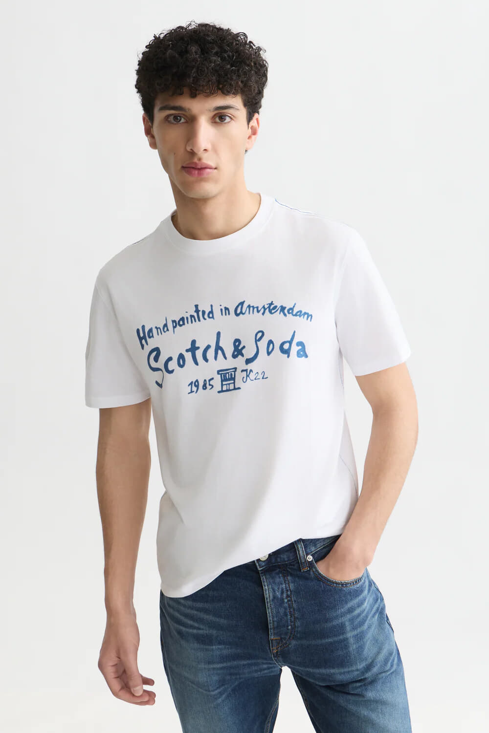 Scotch & Soda T-shirt Wit