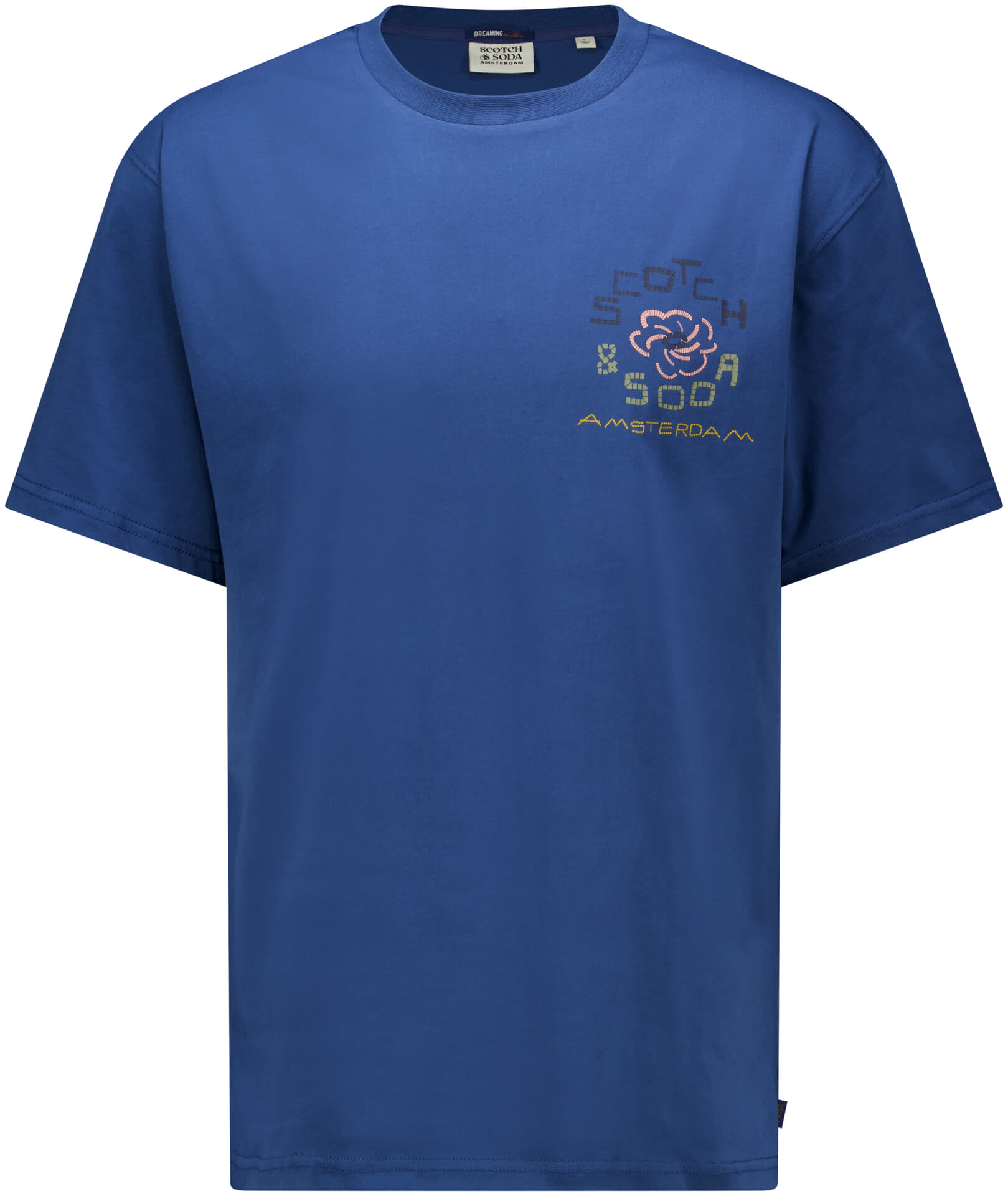 Scotch & Soda T-shirt Artwork relaxed-fit Indigo
