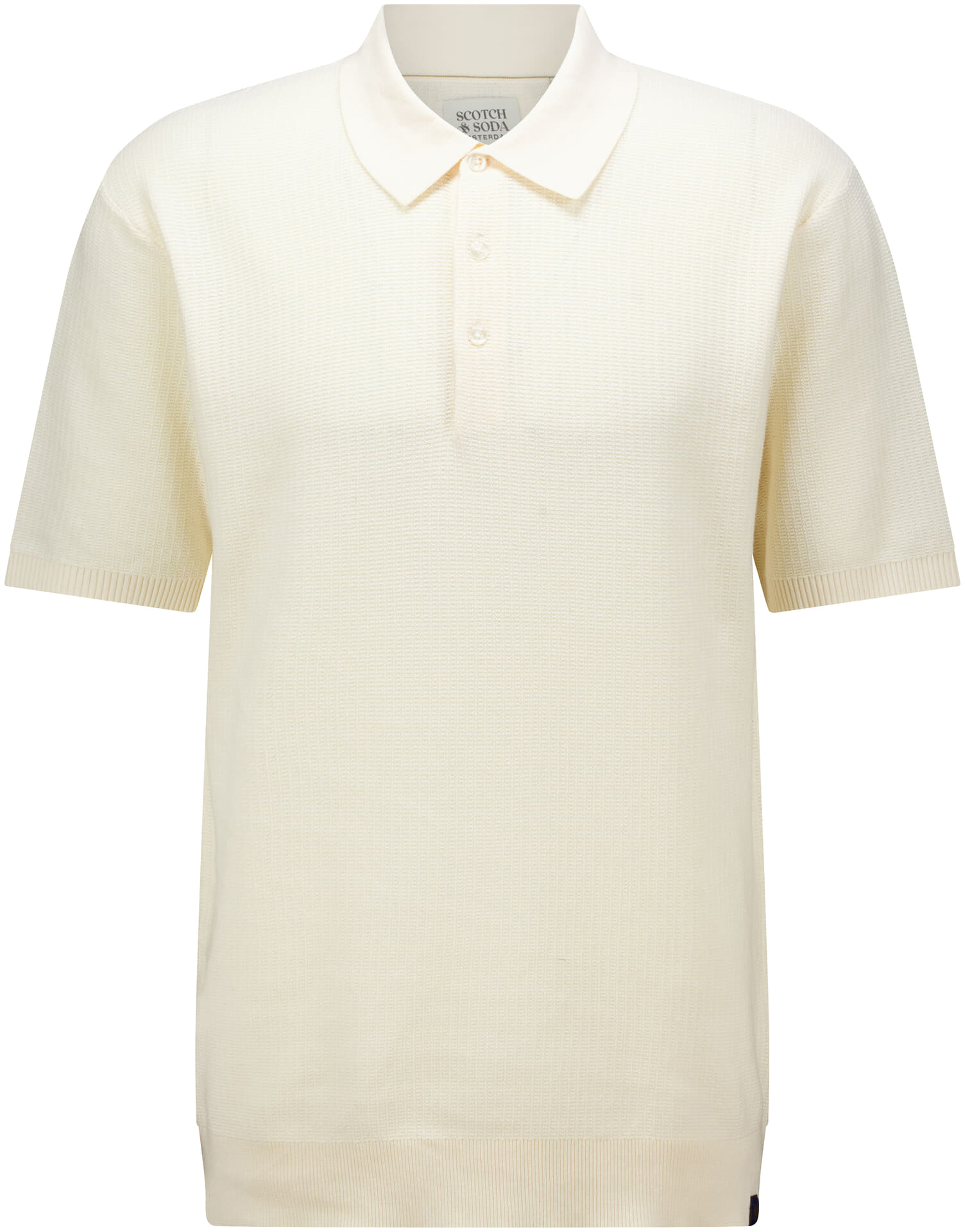 Scotch & Soda Polo Seasonal core structured knitted  Kaki