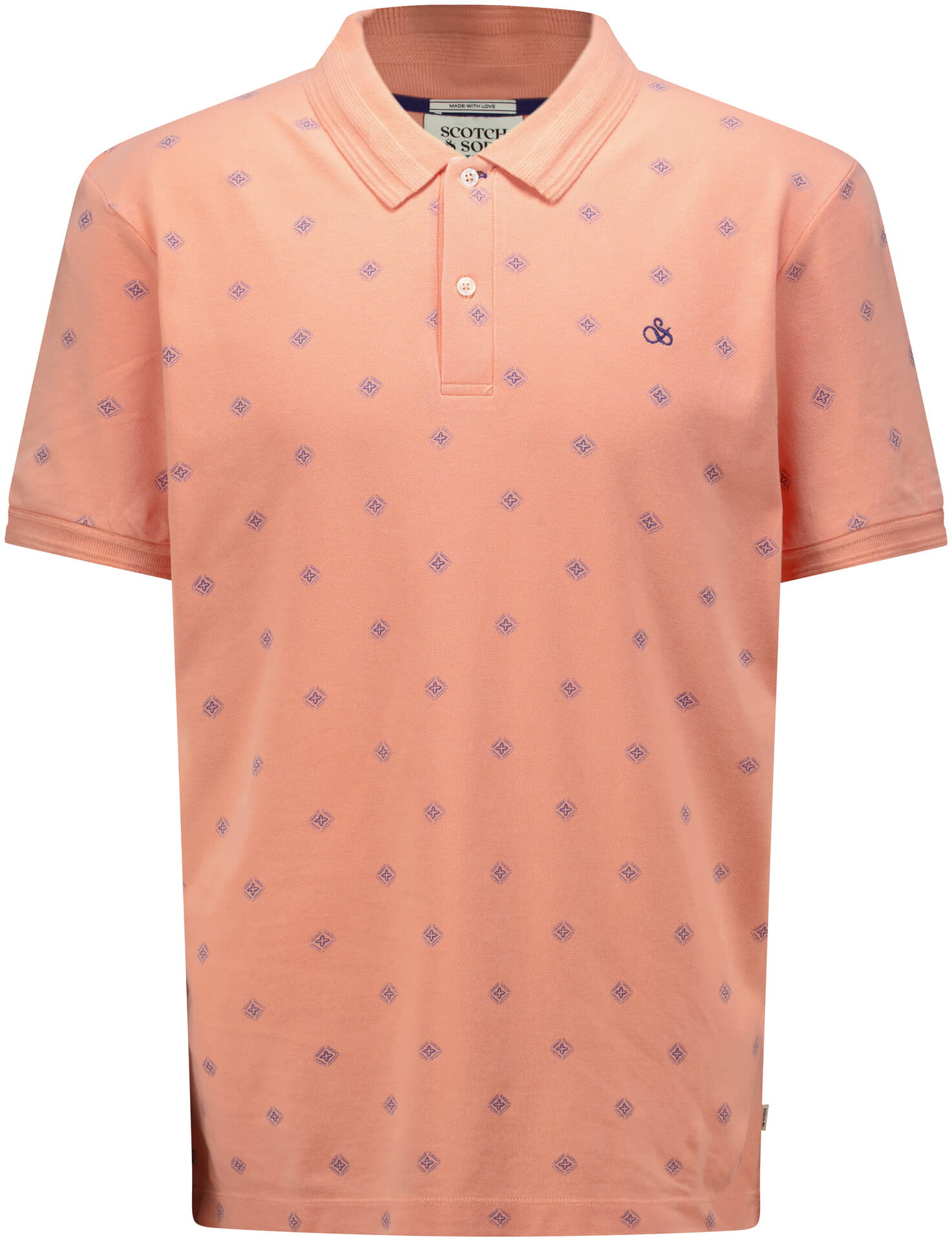Scotch & Soda Polo Regular-fit Roze
