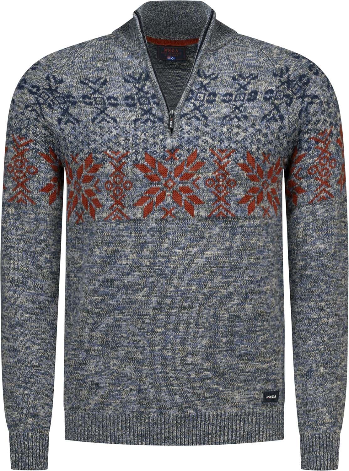 NZA Gebreide Half-zip Pullover Groen