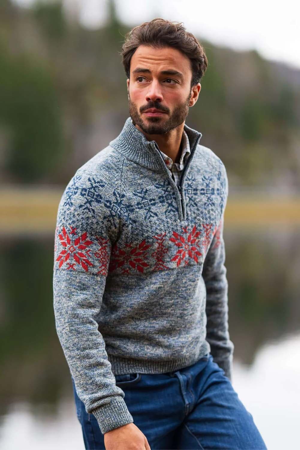 NZA Pullover Half-zip  Groen