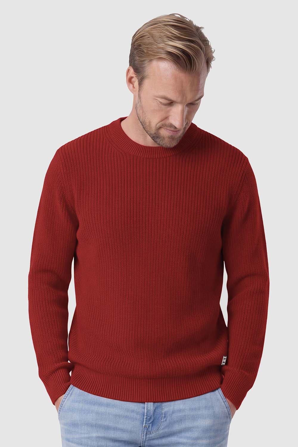 NZA Pullover Ronde Hals Brick