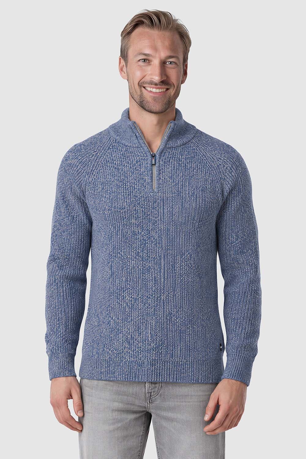 NZA Pullover Half-zip  Blauw