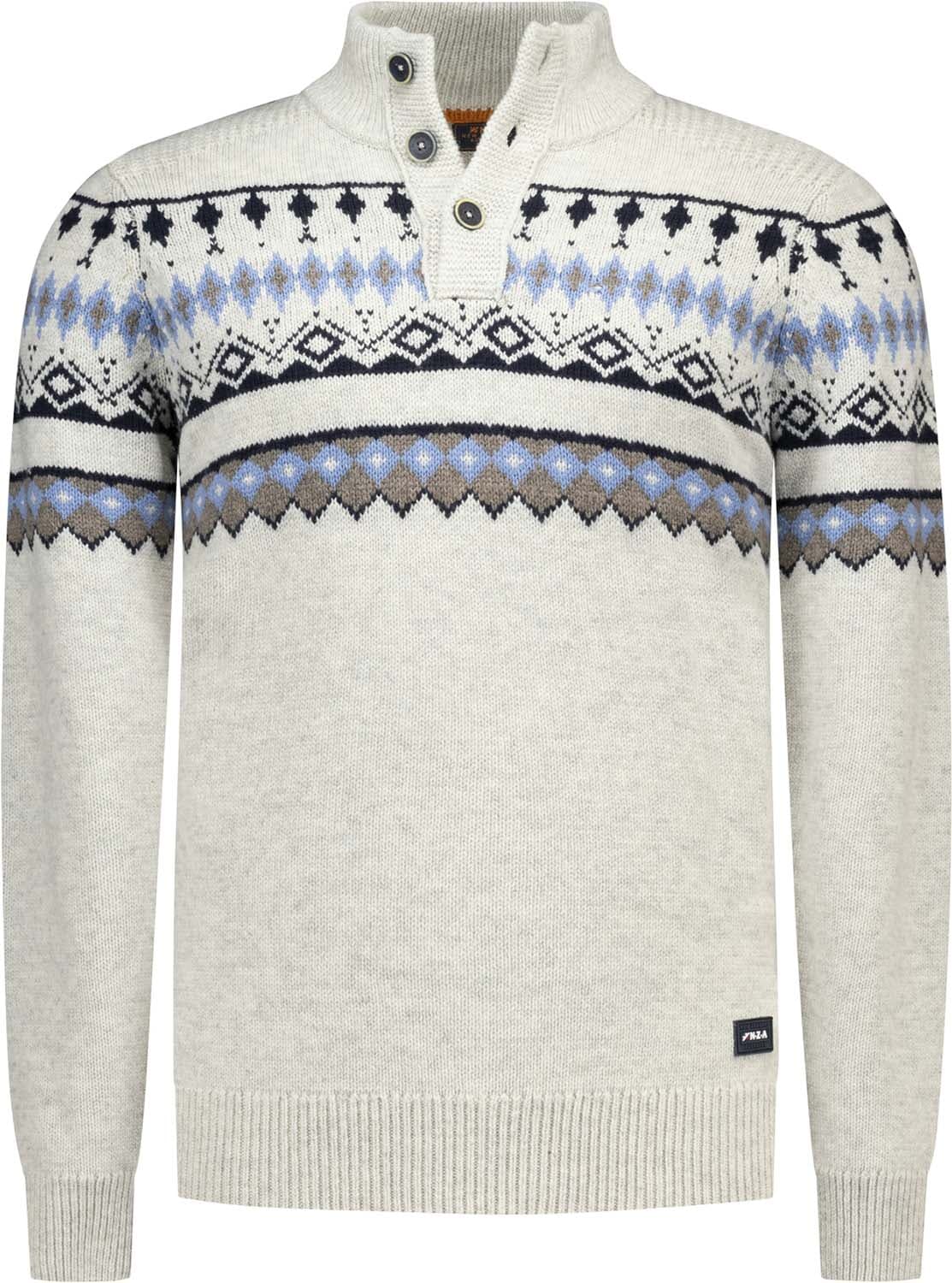 NZA Pullover Coll Off White