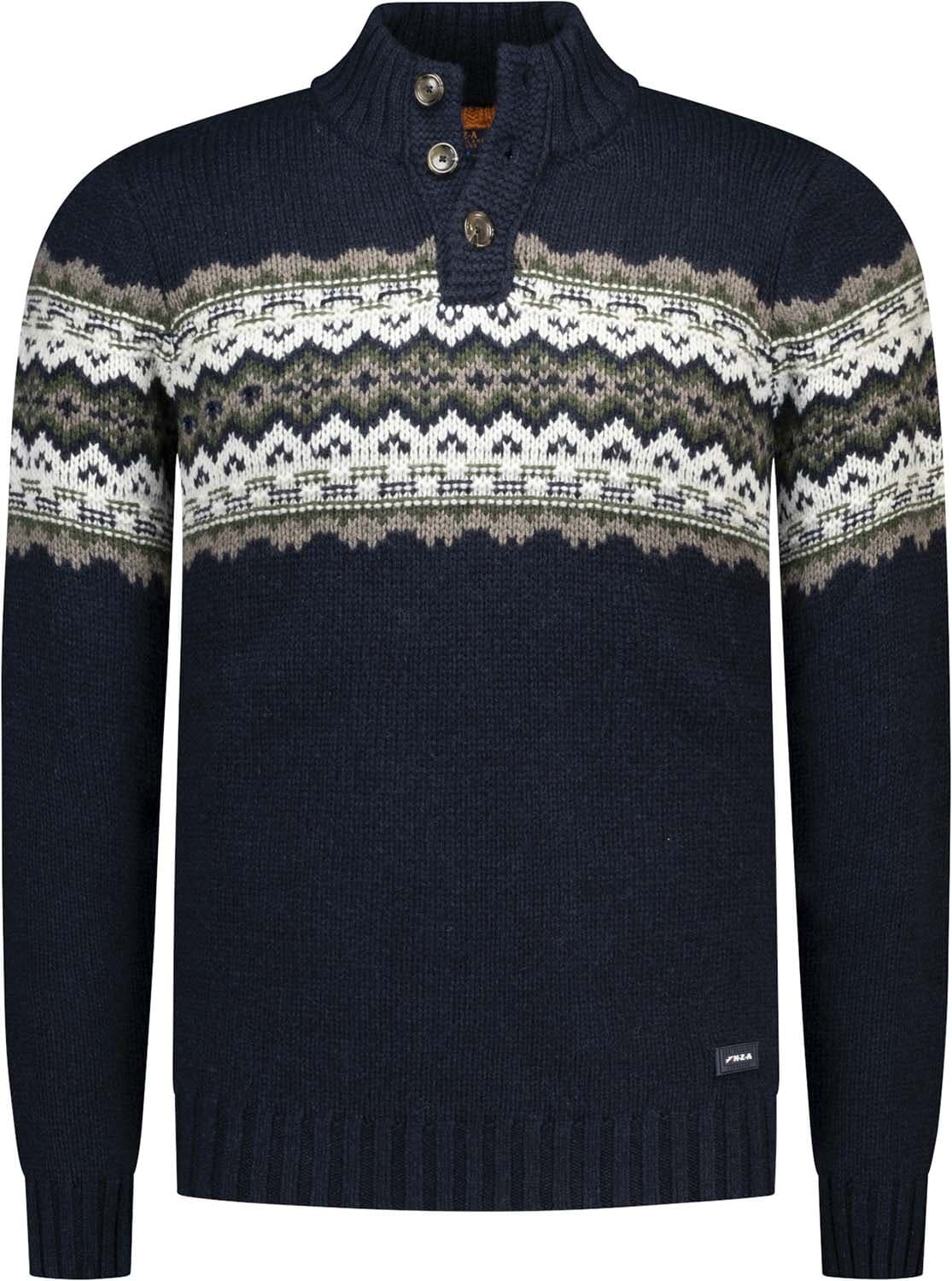 NZA Pullover Coll Navy