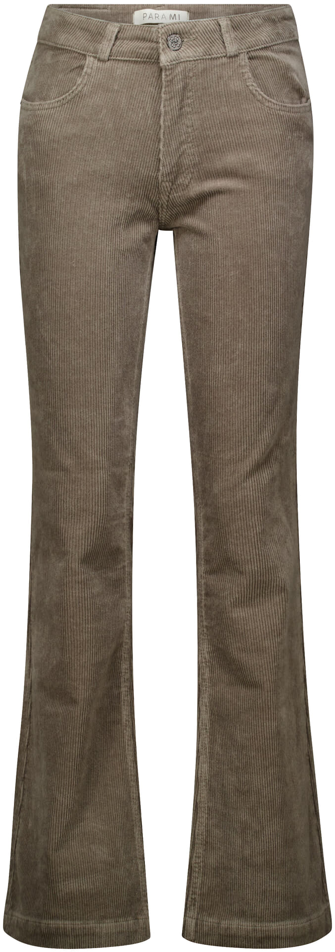 Para Mi Jeans Jade Corduroy Taupe