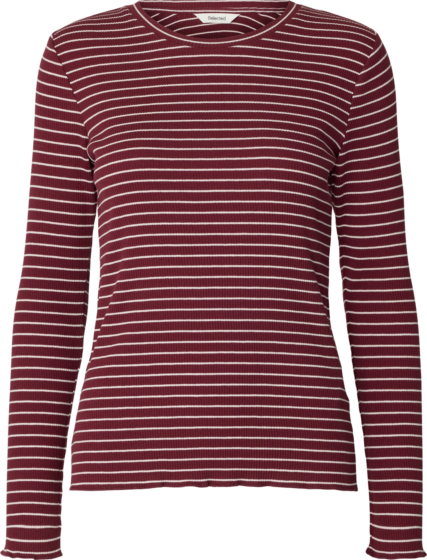 Selected Femme Top   Bordeaux Rood