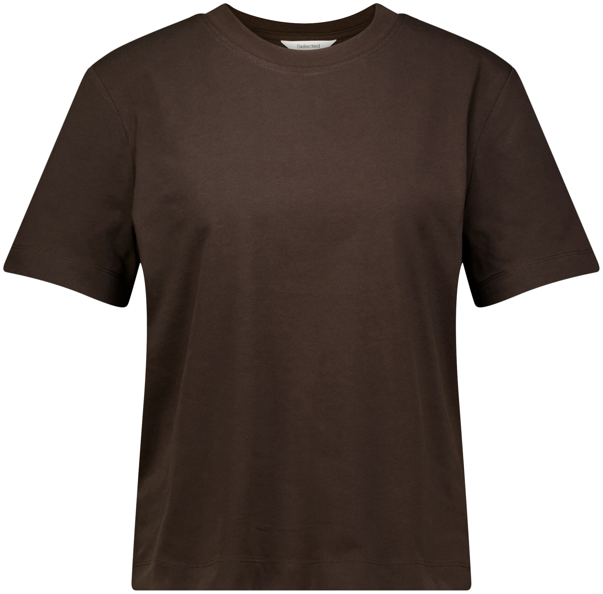 Selected Femme T-shirt Essential Boxy Bruin