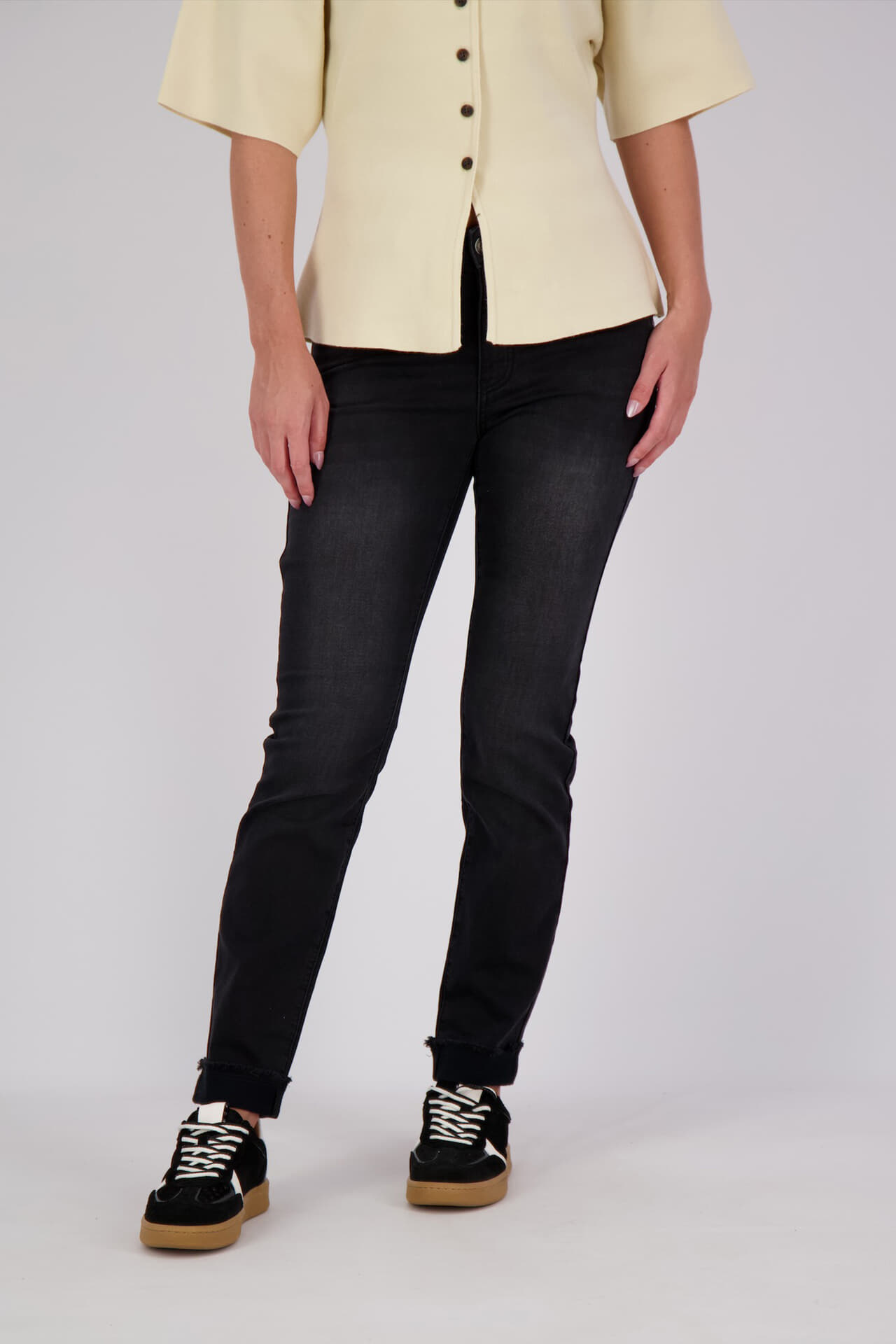 Geisha Jeans Ethel  Zwart