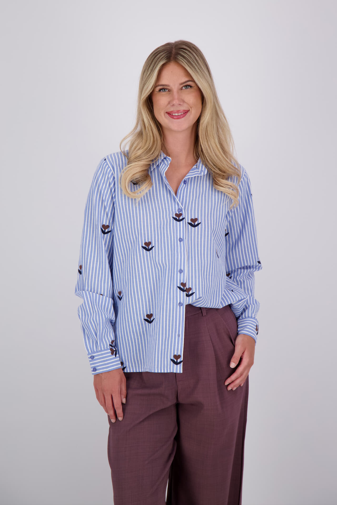 Sisters Point Blouse Ibisa Blauw