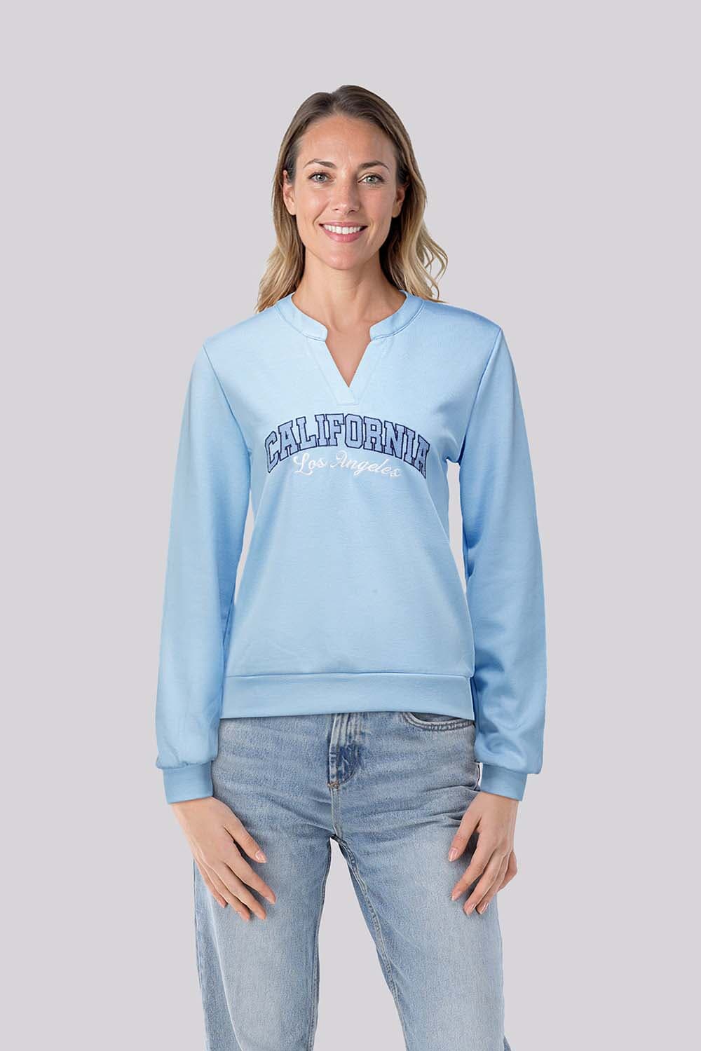 Enjoy Sweater Hemelsblauw
