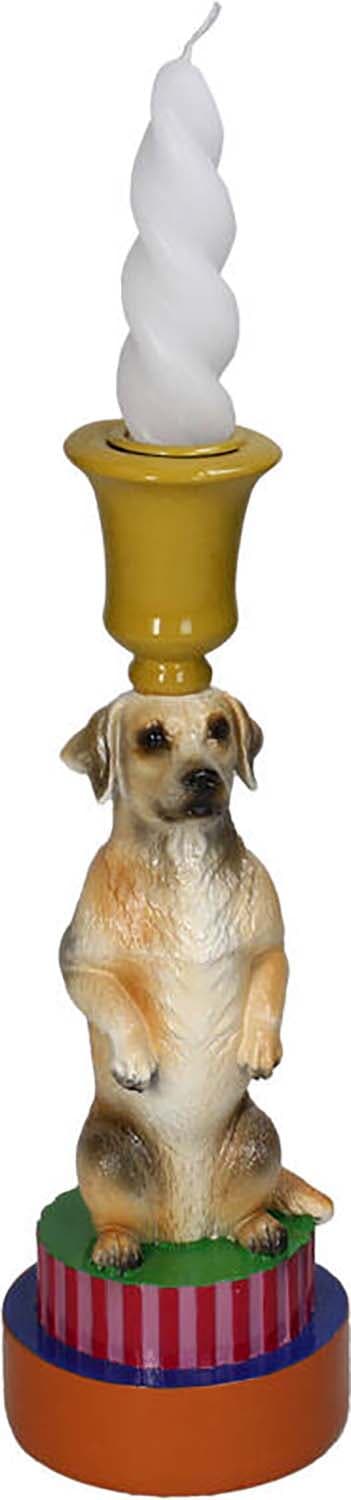 Bomont Collection Kandelaar Dog 8x8x23cm Multi