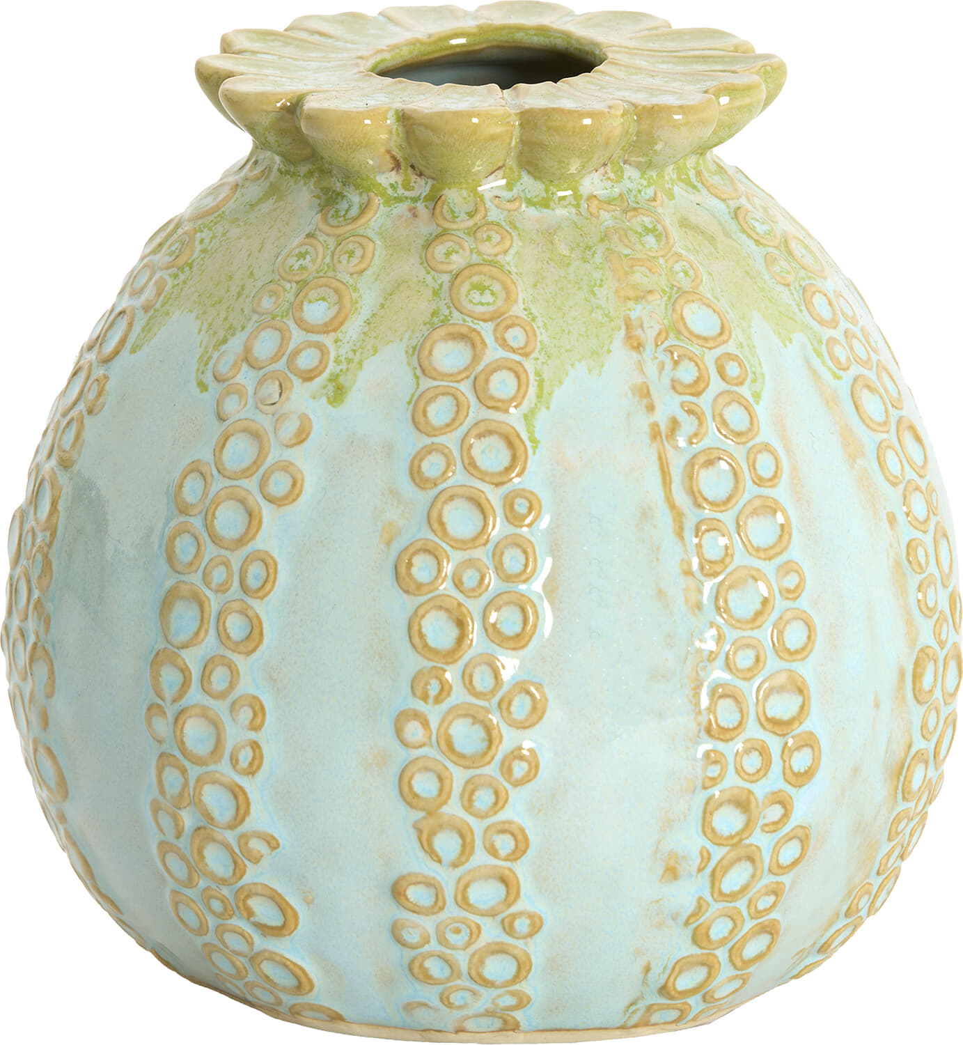 Bomont Collection Vaas Tesino Ø13 x 13 cm  Groen