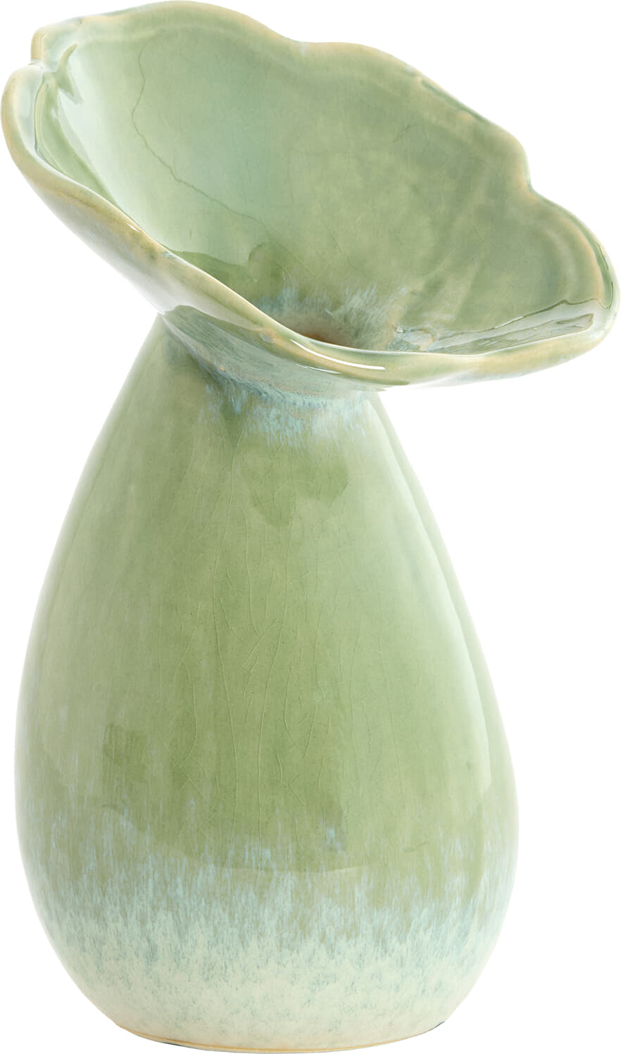 Bomont Collection Vaas Culla Ø10,5 x 19,5 cm  Groen