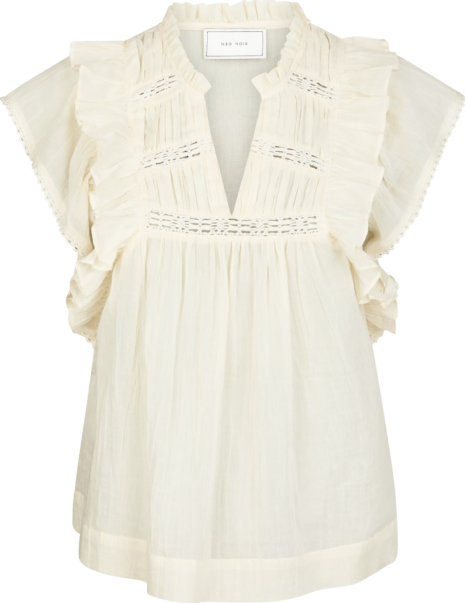 Neo Noir Top Jaya Voile Geel