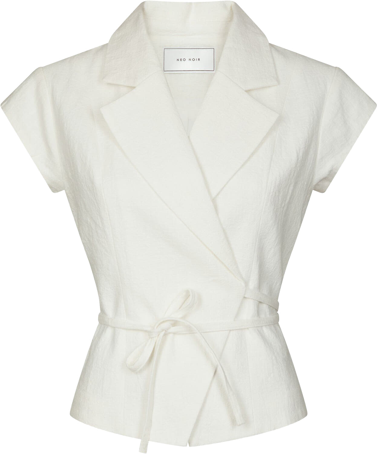 Neo Noir Gilet Salima Ramie Off White
