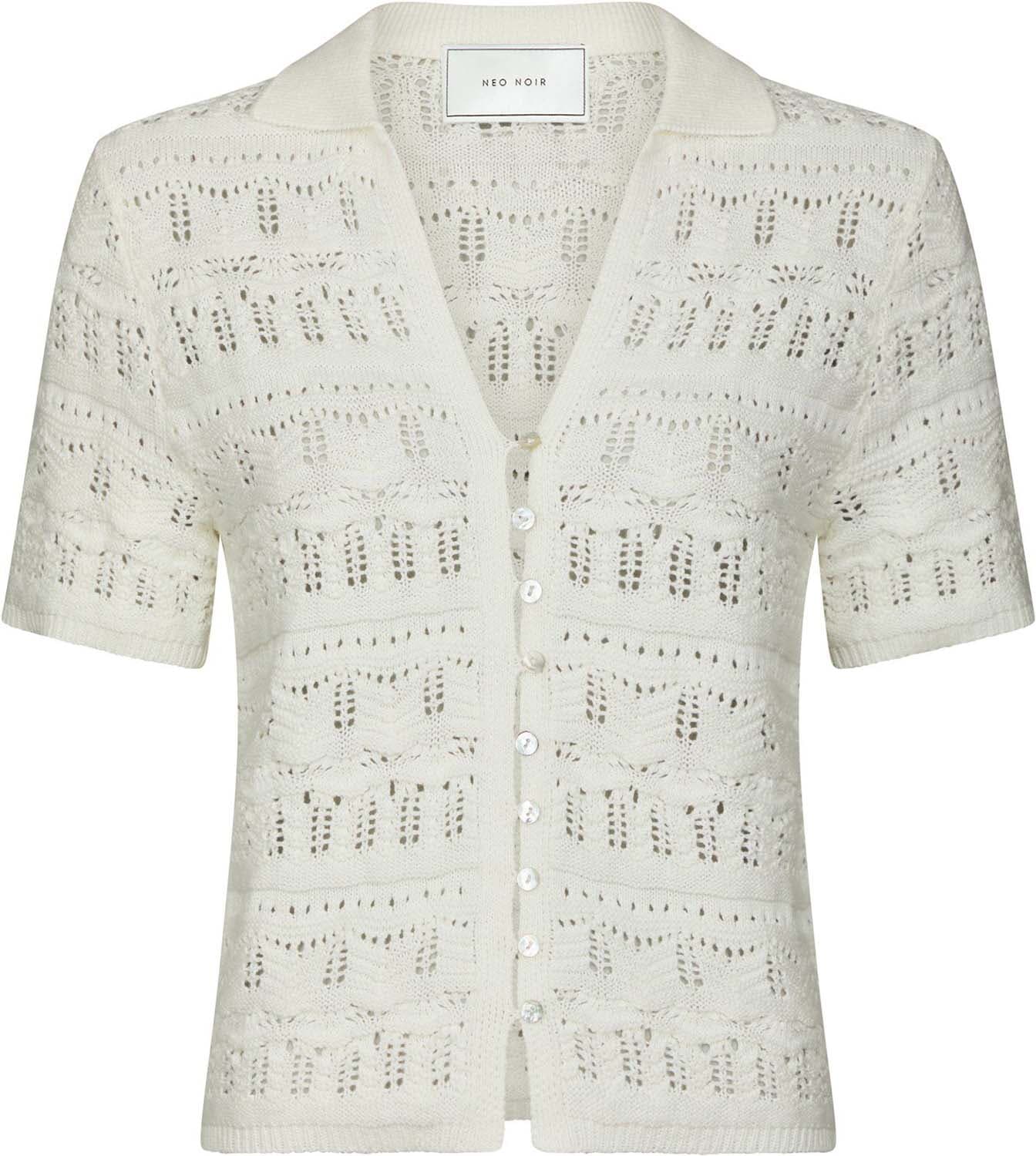 Neo Noir Top Marisini Stitch  Off White