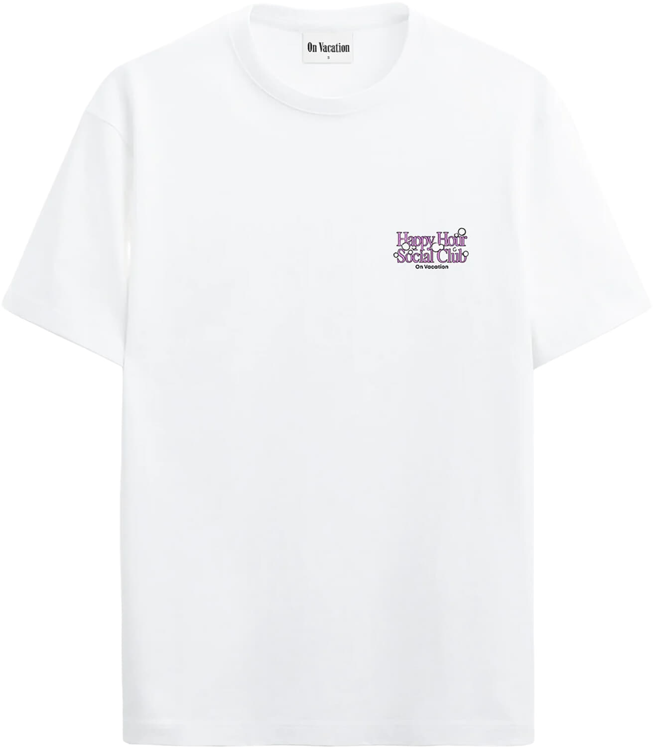 On Vacation T-shirt Wit