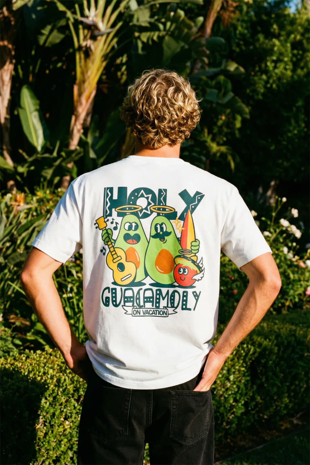 On Vacation T-shirt Wit