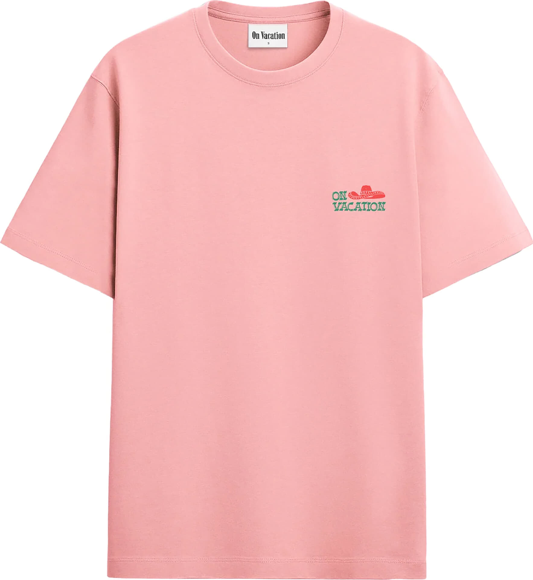 On Vacation T-shirt Roze