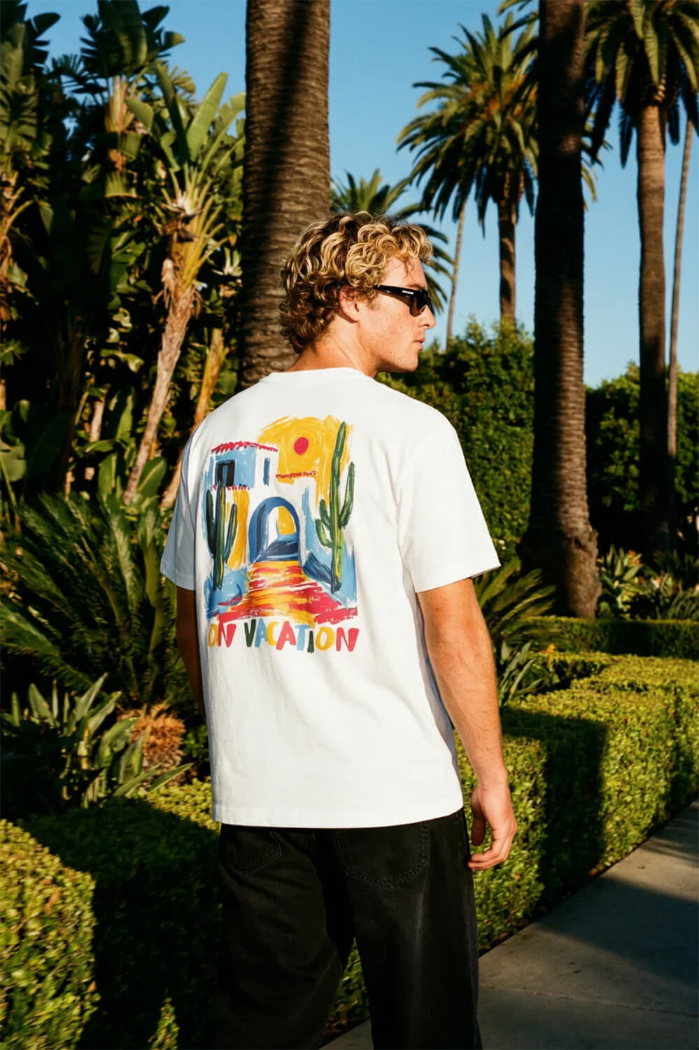 On Vacation T-shirt Wit