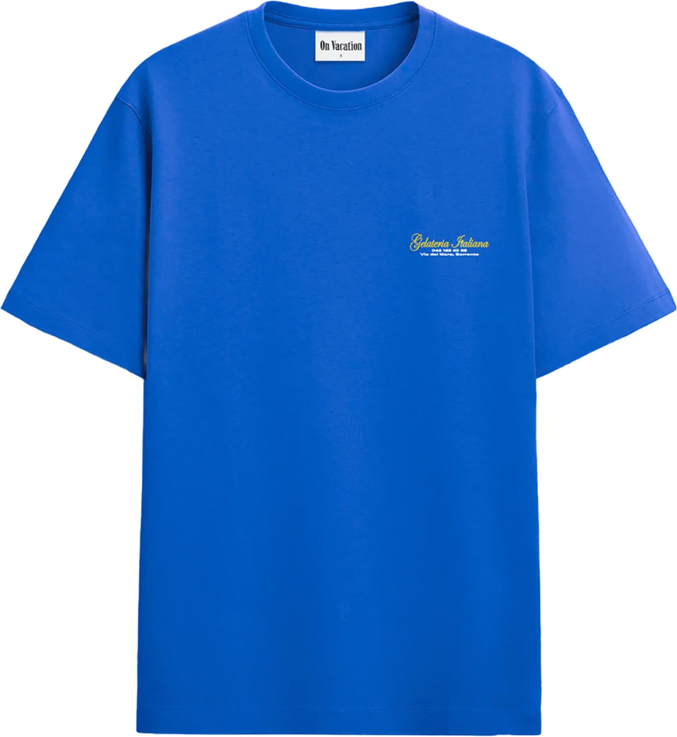 On Vacation T-shirt Kobalt Blauw