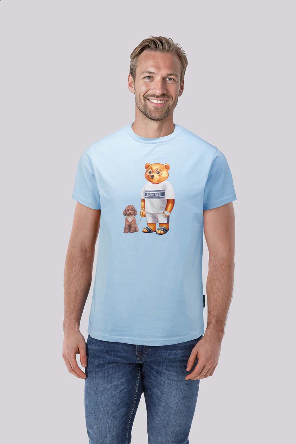 Baron Filou T-shirt CLXIV  Blauw