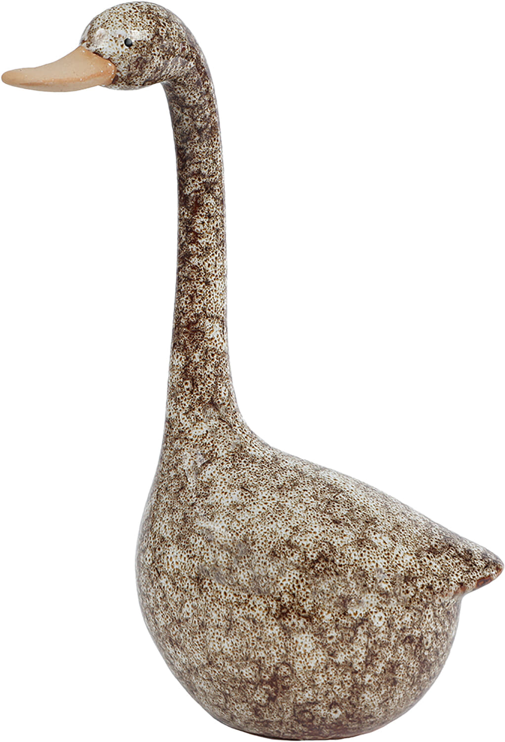 Bomont Collection Sculptuur 'Goose' L bruin aardew 10x8,5x19,5cm Beige