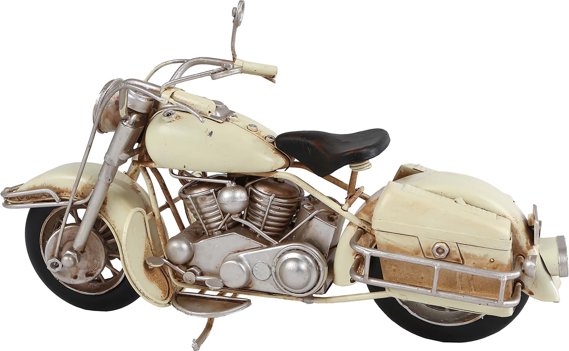 Bomont Collection Motorfiets 'Motorcycle'  28*15*9 Cm Crème