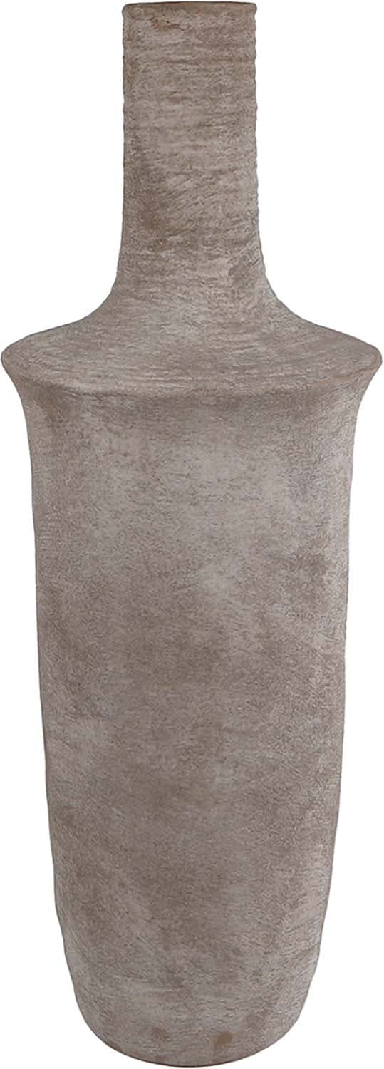 Bomont Collection Vaas 'Keira' L grijs aardew 20,5x20x5x59cm Beige